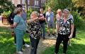 Werkbezoek Roelien Kamminga 14 augustus in de Buurtboomgaard